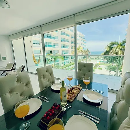 Experiencia Frente Al Mar Con Piscina Y Playa En Morros 922 Apartamento Cartagena