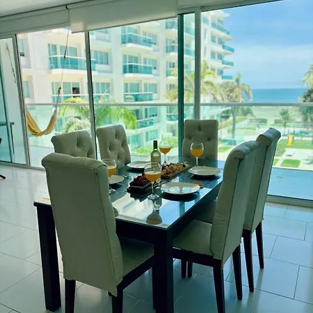 Experiencia Frente Al Mar Con Piscina Y Playa En Morros 922 Apartamento *